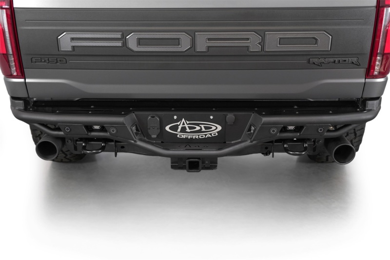 Ford F-150 Raptor Bumper - Rear - Addictive Desert Designs - Race Series - Hammer Black - `21-`24